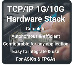 The first in a series of TCP/IP networking cores developed by CAST