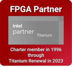 CAST provides FPGA and ASIC IP cores and is an Intel FPGA Titanium level partner