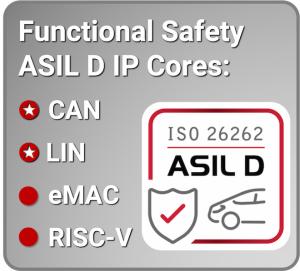 New ASIL D ISO 26262 Functional Safety IP Cores from CAST