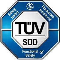 TUV SUV Functional Safety certification logo