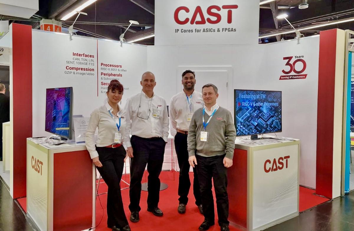 CAST EW23 Team CAST team at Embedded World 2023.