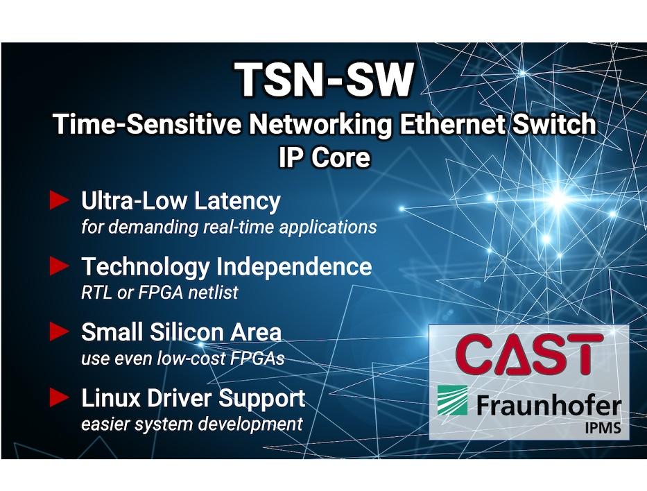 TSN-SW TSN Ethernet Switch competitive features